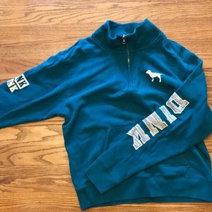 PINK Half Zip Sweatshirt